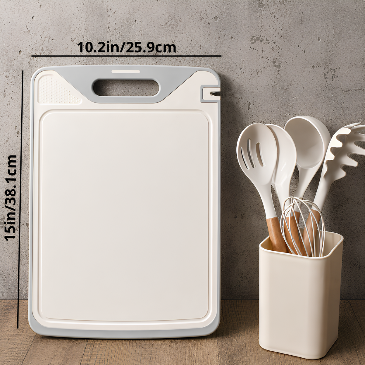 Lunoox™ Dual-Sided Titanium & Wheat Straw Cutting Board