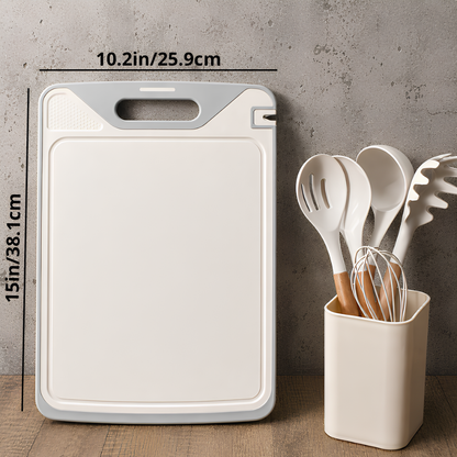Lunoox™ Dual-Sided Titanium & Wheat Straw Cutting Board