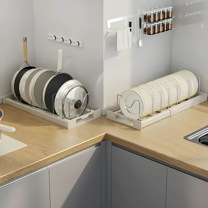 Retractable Kitchen Cabinet Organizer