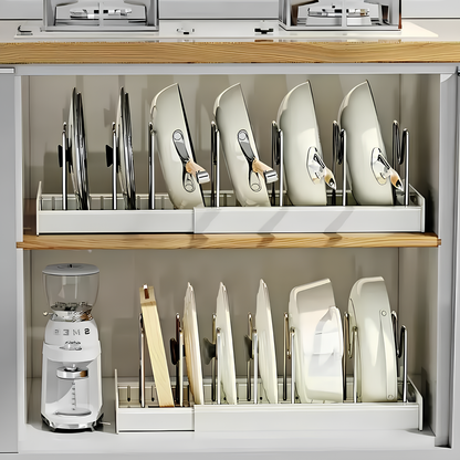 Retractable Kitchen Cabinet Organizer