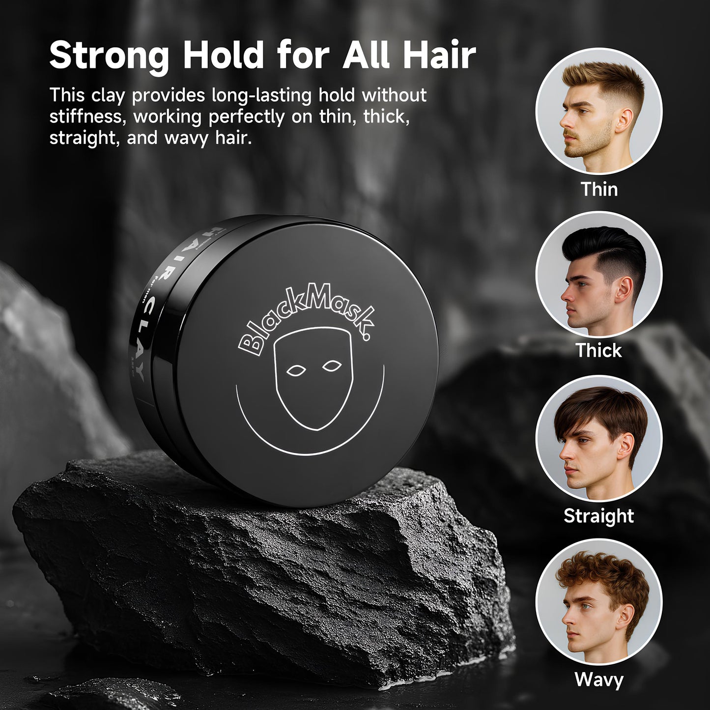 BlackMask™ Hair Clay by Lunoox