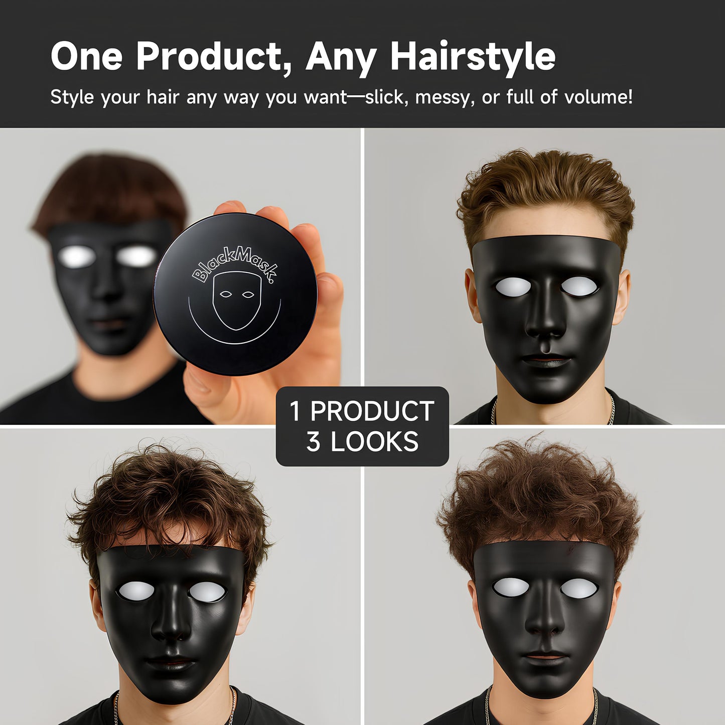 BlackMask™ Hair Clay by Lunoox