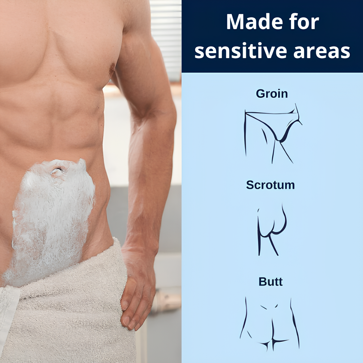 Men's Intimate Hair Removal Cream by Lunoox™