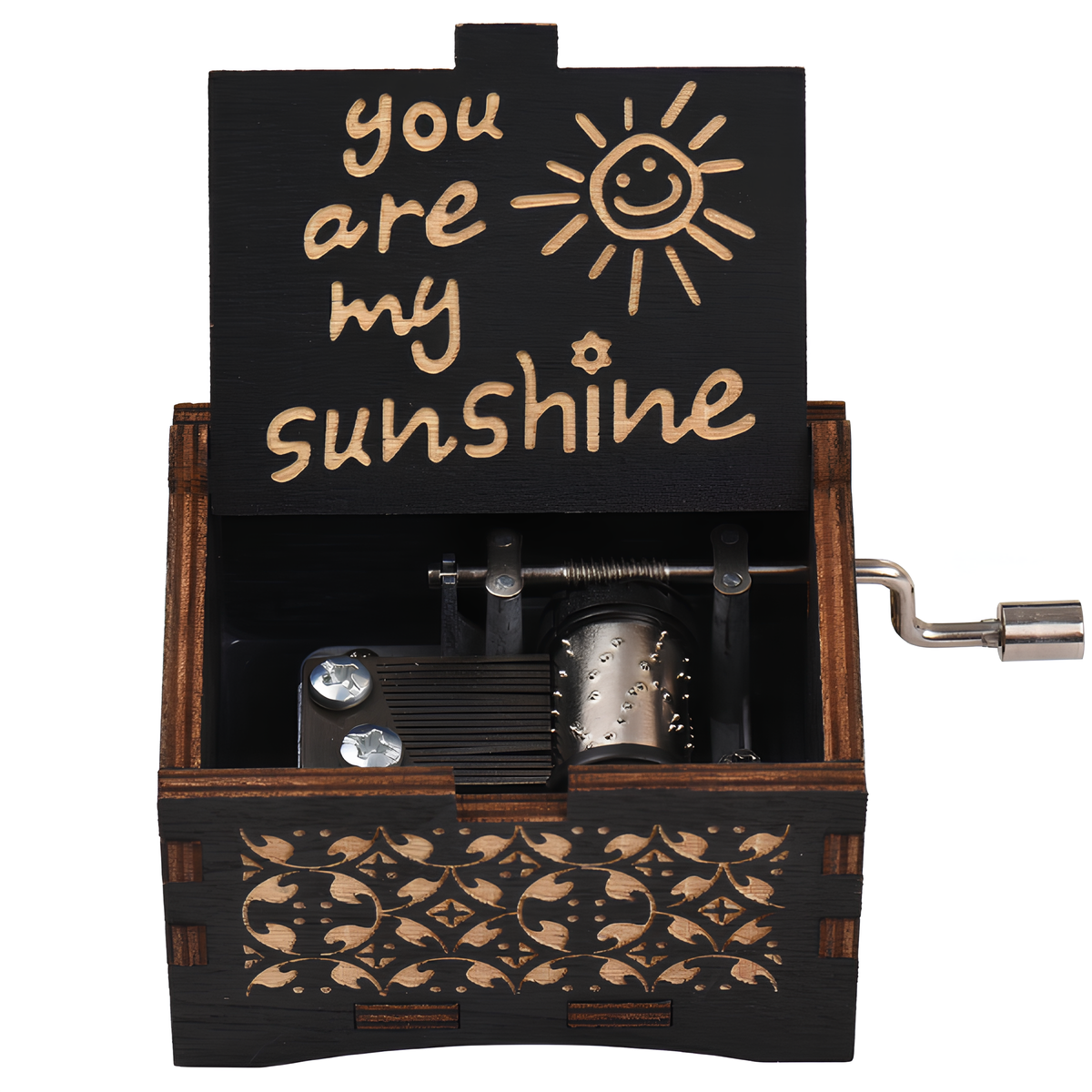 Lunoox™ "You Are My Sunshine" Wooden Music Box