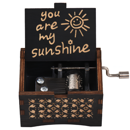 Lunoox™ "You Are My Sunshine" Wooden Music Box
